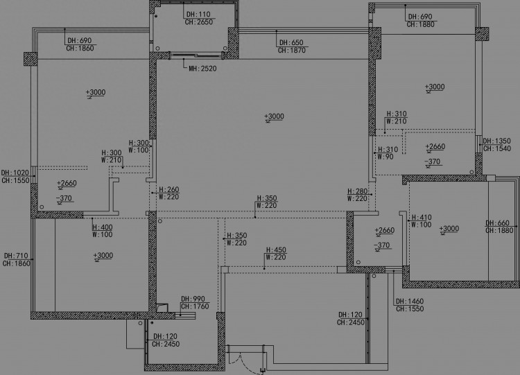 广西贺州｜信都君汇濠庭大横厅160M²开放式格局敞亮又大气