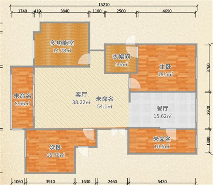 轻奢家装设计美的让人心醉牡丹江星河传说150㎡整木效果图