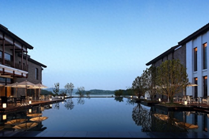 江苏·溧阳·天目湖WEI酒店装修设计中国式古典建筑典范