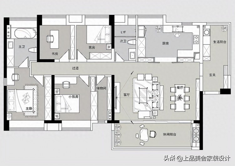 175㎡新家装轻奢美式整体敞亮大气又温馨这才是理想居所