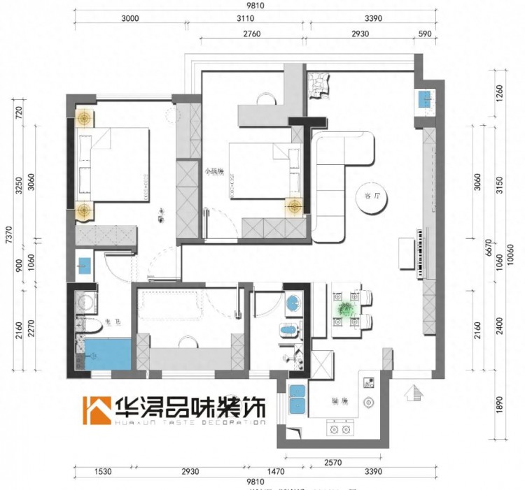 浔.设计|97m²现代简约绝妙的收敛回归生活本真