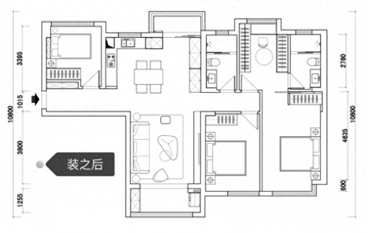 湖北夫妻拒绝过度装修,把128㎡家装得堪称教科书太有品位了