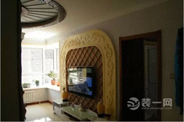 15款蒙古风格装修设计效果图电视墙还能篱笆来装饰