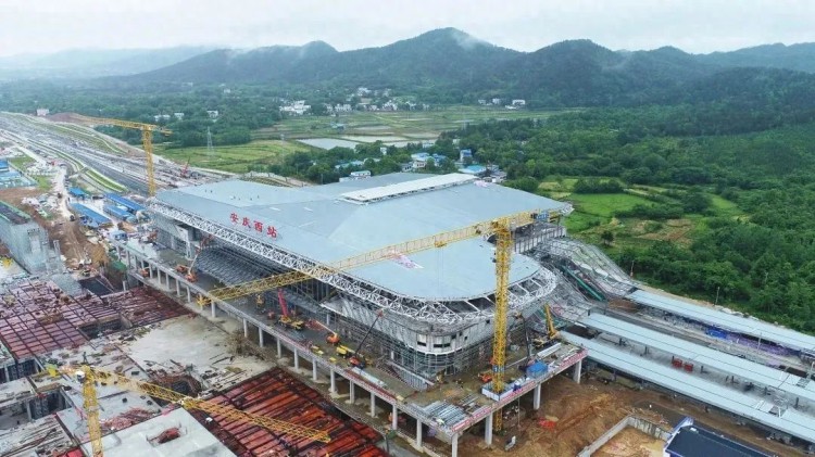 京港高铁重镇！安庆西站全面转入室内装修阶段