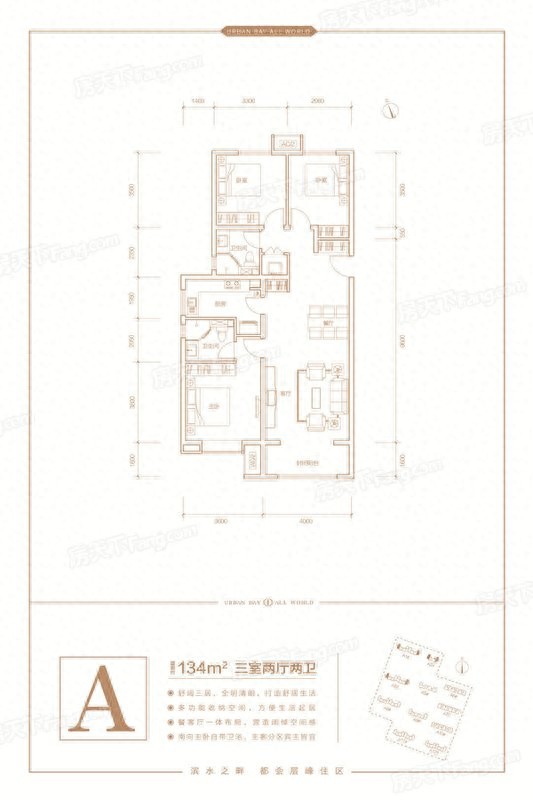 深度解析：临汾富力湾含装修134㎡户型待售