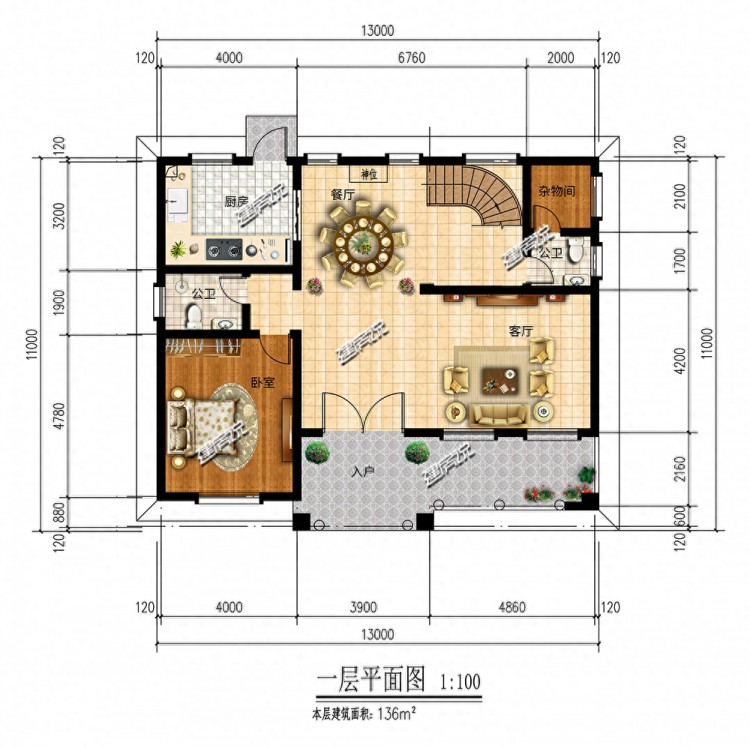 吉安一学装修的小伙50天自建别墅只花了20万建筑施工图曝光