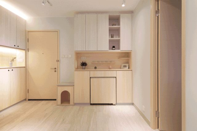 香港夫妻晒42㎡小家空间极致利用打造完美三居室令人佩服