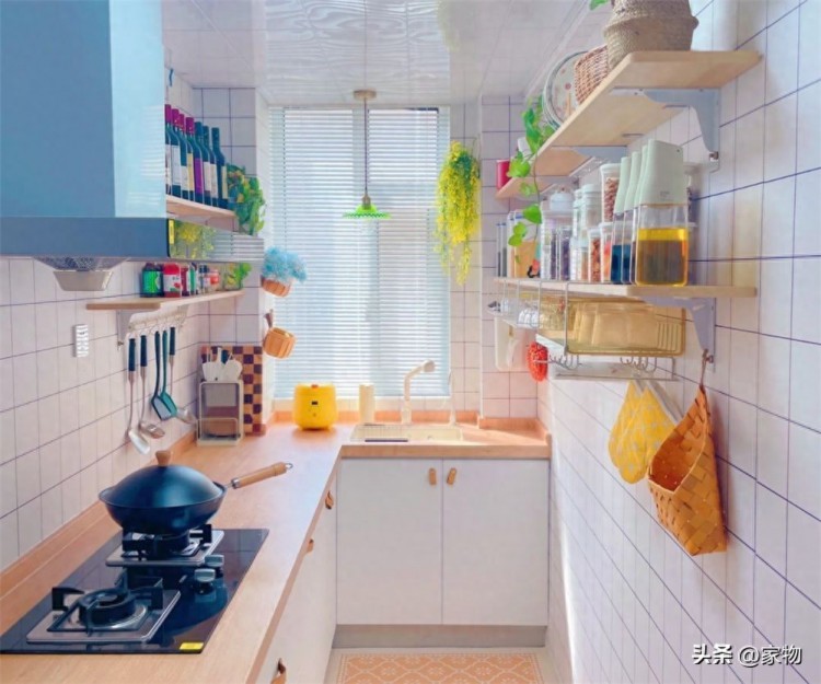 37岁河北姐姐晒6㎡小厨房装修布置简单干净收纳整理井井有条