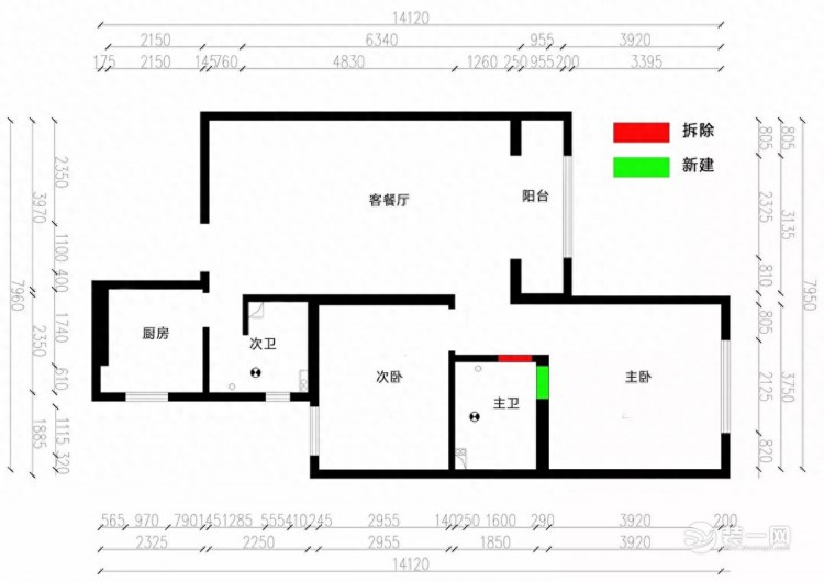 看一眼就怦然心动天津海宁湾101平现代简约风装修