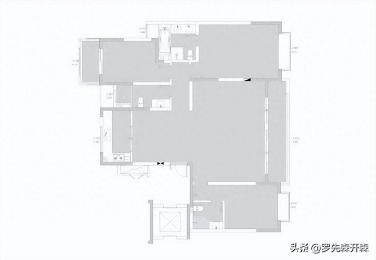 两套精装房爆改成320㎡美式混搭大宅