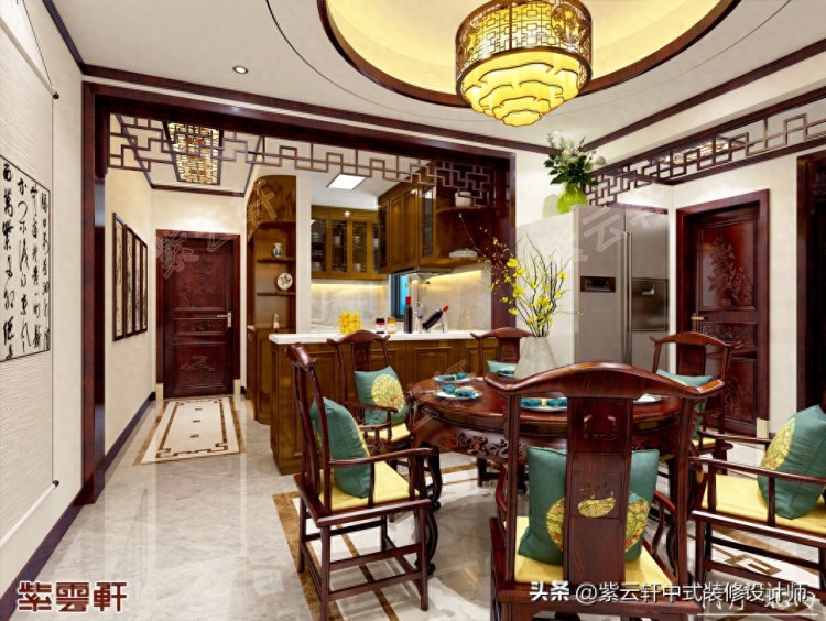 中式住宅古典装修返璞归真的浓郁风情让人舒适