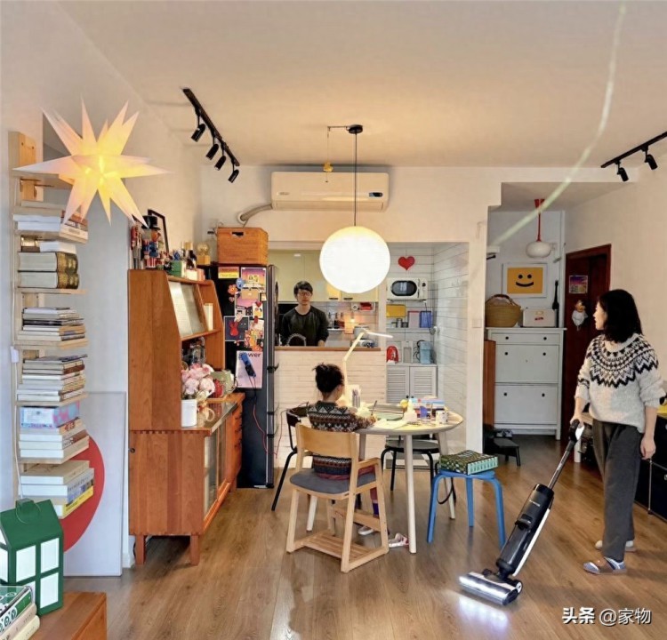 发现广州一户幸福三口之家：50㎡小家全屋装修原木风太治愈了
