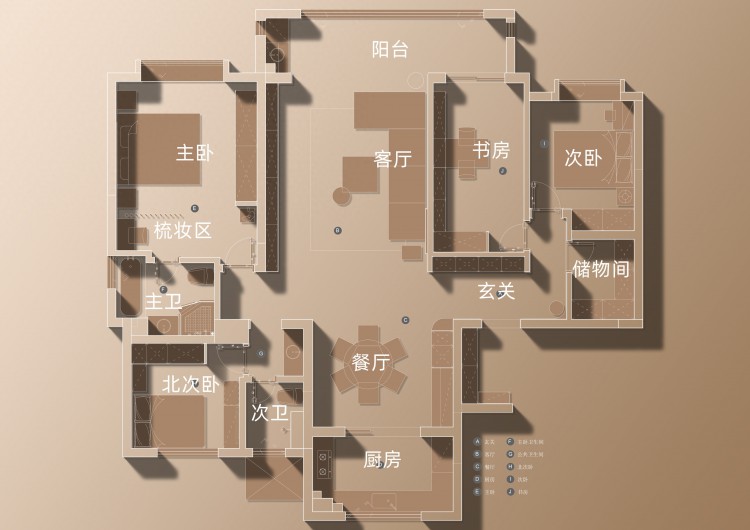 合肥一套精装房面积190㎡半包30万改造现代简约风太高级了