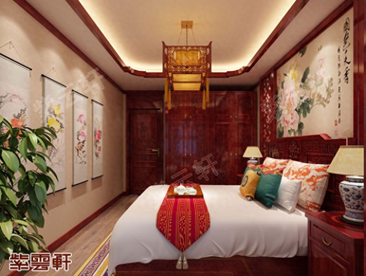 山西晋城现代中式装修新豪宅自有一番浓郁中国风