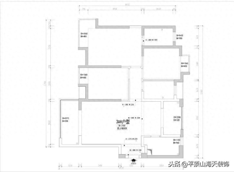 平顶山装修—110㎡的家住成180㎡的样子细抠每1㎡实用率达99%