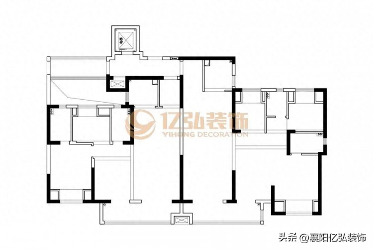 襄阳装修|襄阳装修公司哪家好亿弘装饰宏泰越秀设计案例鉴赏