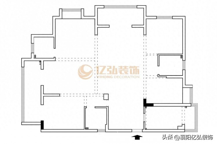 亿弘装饰|2023年襄阳装修哪里好老河口177平江景房案例鉴赏！