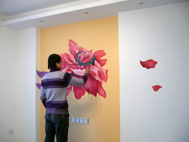 安徽安庆：墙绘引领装修新趋势