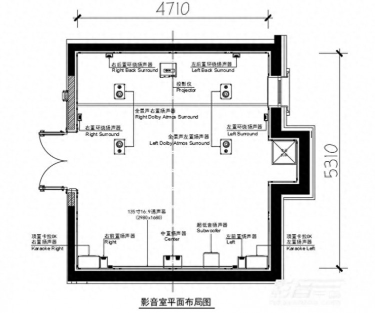 慈溪萤火虫影院音响专业店——别墅案例赏析