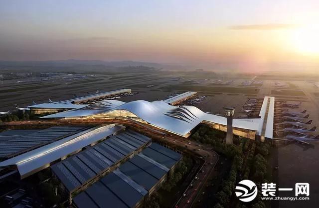 乌鲁木齐国际机场进入施工“天山”独特装设计引人注目