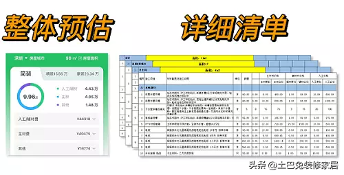 2023装修人工材料费用清单值得收藏！